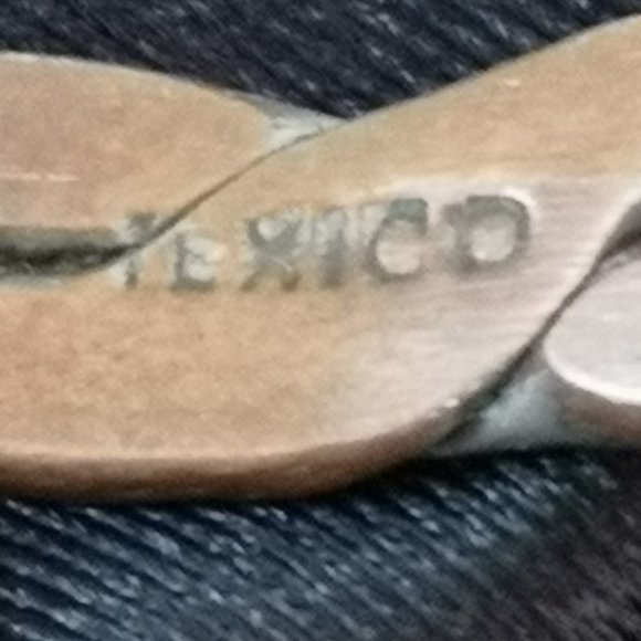 VINTAGE - Brass Bangle Bracelet from Mexico - Picture 3 of 5